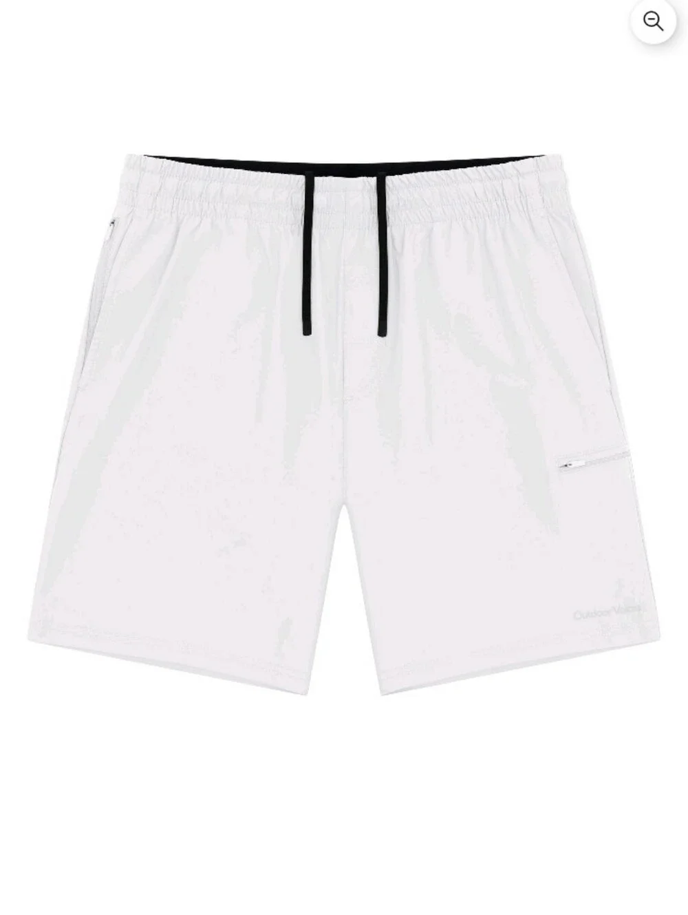 Outdoor Voices Men's HiFlex Shorts Light Grey Size Large NWT